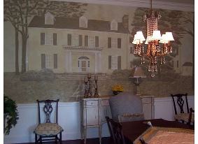 Loudoun County Design Showcase House, Rust Manor House, Leesburg, VA.  Dining Room